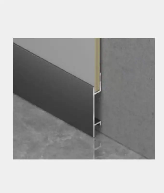 Eindprofiel & Onder- en koppelplint – Aluminium